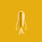 Illustration of a golden capsule resembling a rocket with spark trails on a vibrant yellow background, highlighting the concept of CoQ10 100mg supplements for energy.