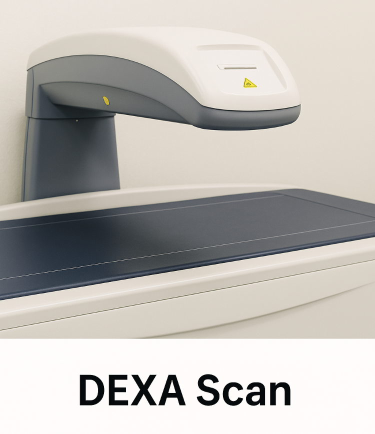 DEXA scan body and bone composition