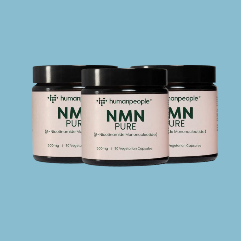 NMN Pure supplement | 500mg | 90 capsules | Triple pack | UK